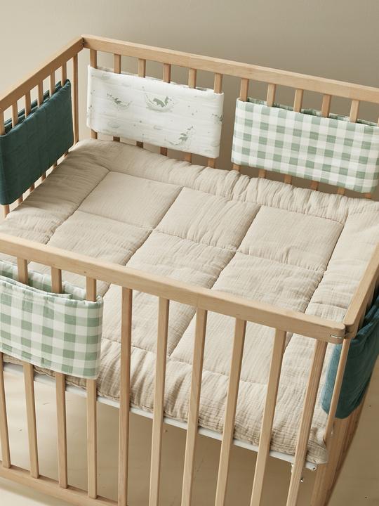 Image du produit Vertbaudet Baby Bettumrandung/Laufstall-Polster DRACHE Oeko-Tex
