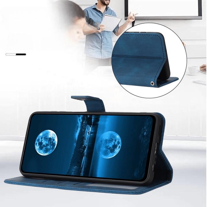 Immagine prodotto Cover-Discount Galaxy A55 - Custodia in pelle scamosciata dal design vintage (Samsung Galaxy A55)