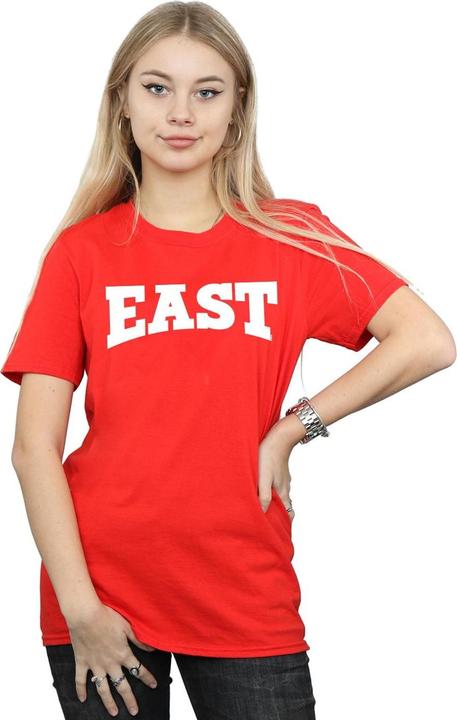 Actual product image Disney Womens/Ladies High School Musical The Musical East High Cotton Boyfriend T-Shirt (S)
