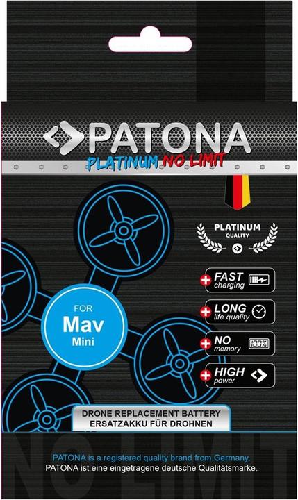 Actual product image Patona Platinum Battery DJI Mavic Mini (Drone battery, DJI Mavic Mini)