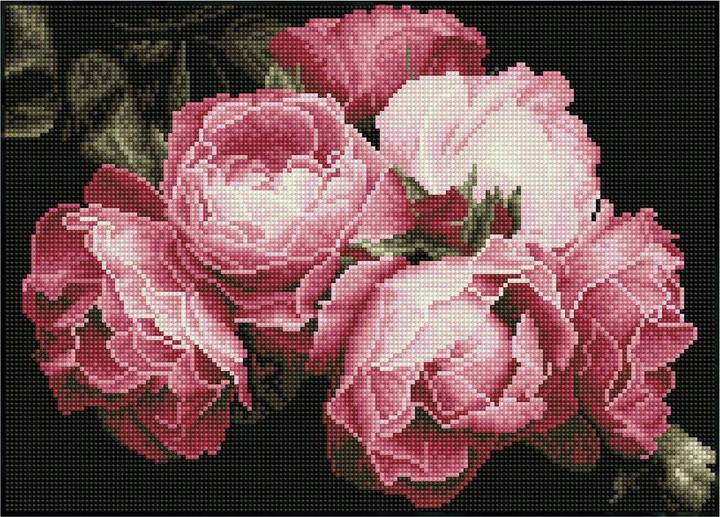 Produktbild Diamond Dotz Diamond Painting Vintage Rosen