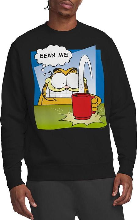 Actual product image Garfield Unisex Adult Bean Me Sweatshirt (L)