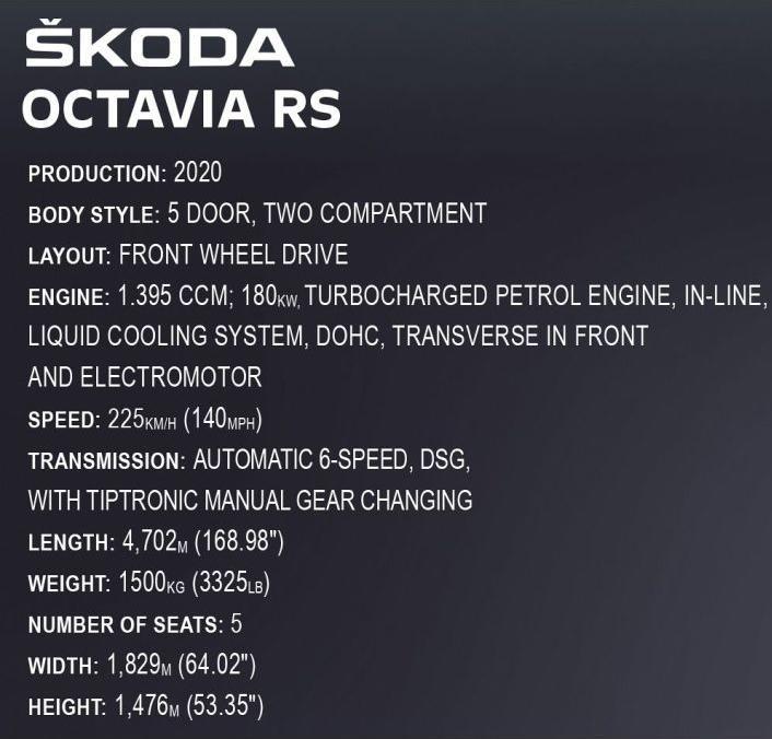 Immagine prodotto Cobi Skoda Octavia IV