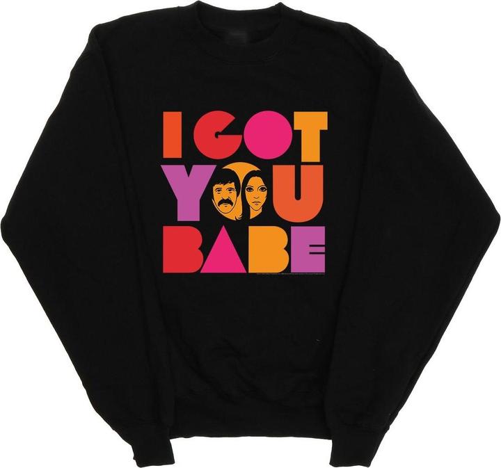 Actual product image Sonny & Cher Womens/Ladies I Got You Sweatshirt (XL)