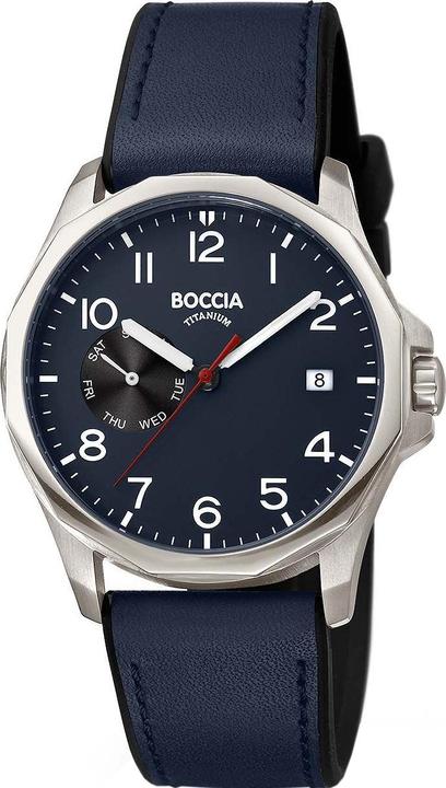 Immagine prodotto Boccia 3644-02 Orologio da uomo in titanio 40mm 10ATM (Orologio da polso analogico, 40 mm)