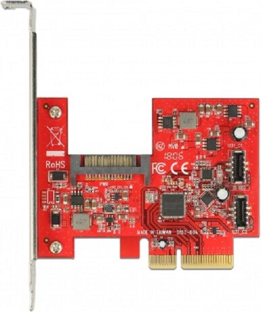 Actual product image Delock PCI Express card
