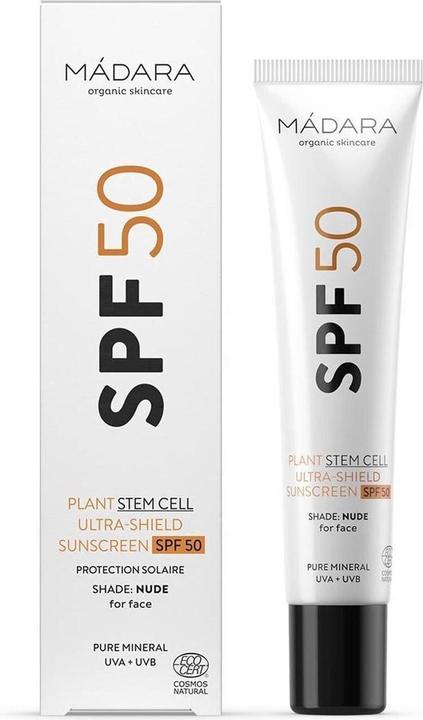 Madara Écran solaire SPF 50 Ultra Shield (Crème solaire visage, SPF 50, 40 ml, 500 g)