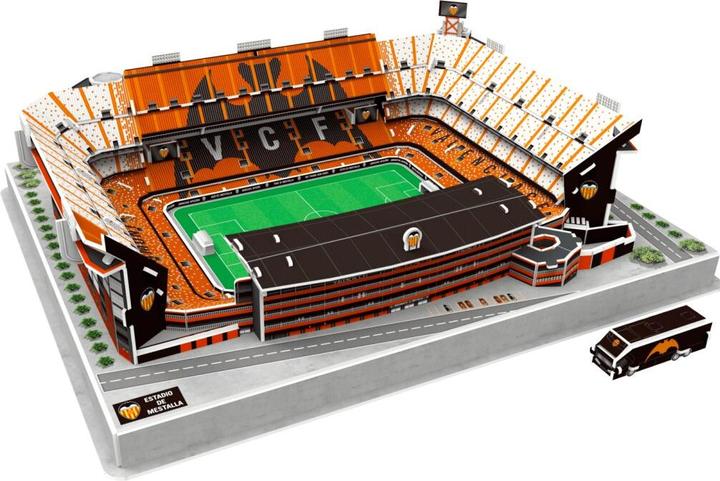 Actual product image Eleven Force Valencia CF Mestalla Stadium 3D Puzzle with LED (87 pieces)