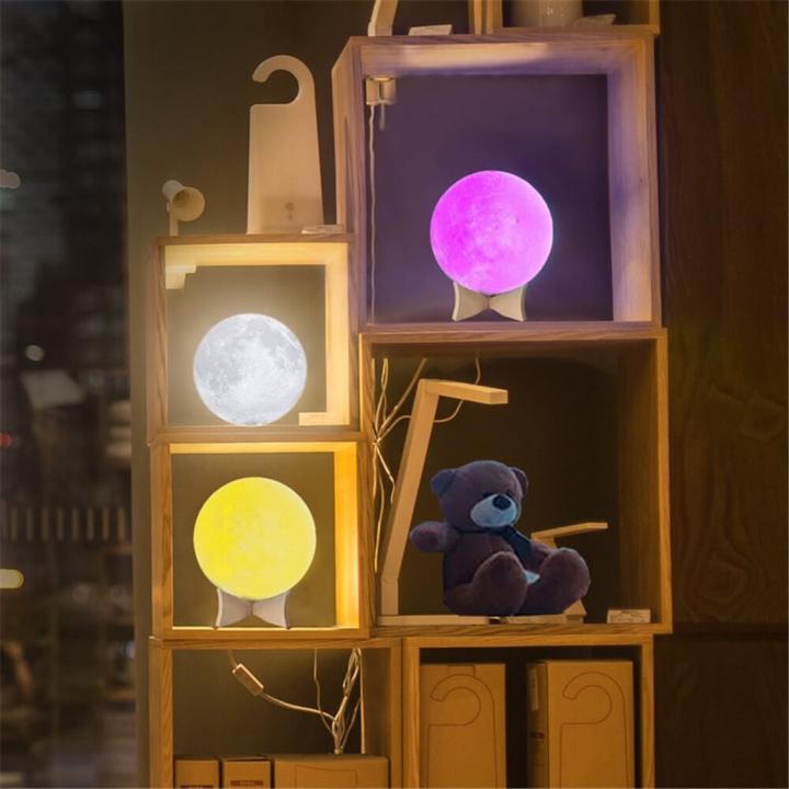 Actual product image Cover-Discount Moon lamp 3D