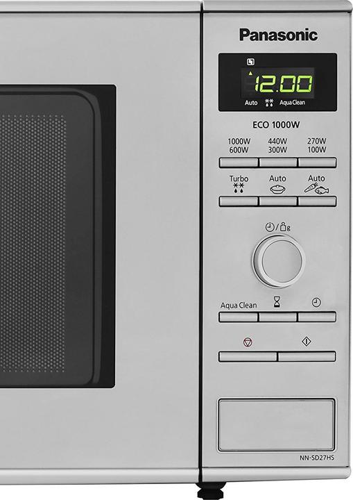 Actual product image Panasonic - NNSD27HSUPG - Magnetron - Solo - 23 liter - Inverter technologie - 1000 watt - RVS (23 l)