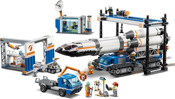 Actual product image LEGO Rocket assembly and transport (60229, LEGO City)