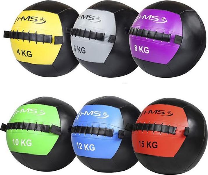 Actual product image HMS Wall ball 12 kg WLB12 Exercise ball