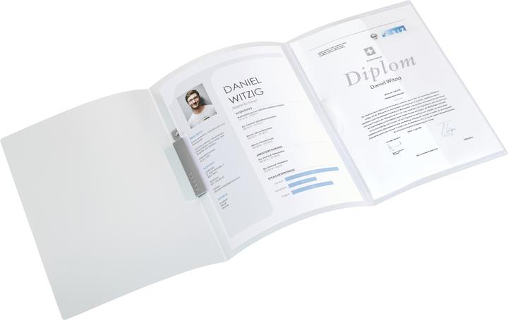 Produktbild Kolma Klemmhefter A4 3-teilig farblos (A4, 1 x)