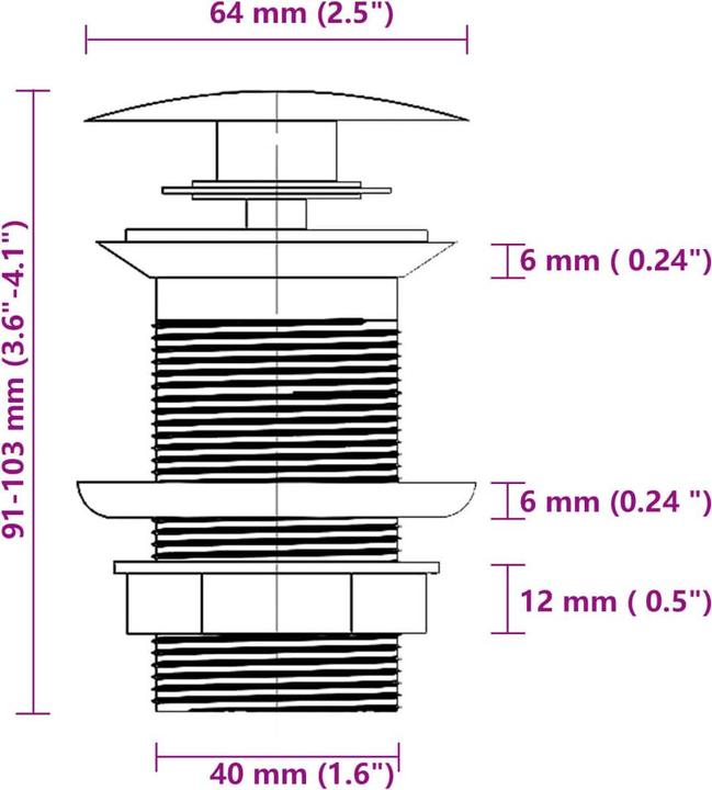 Produktbild VidaXL Agosto (420 mm, 420 mm)