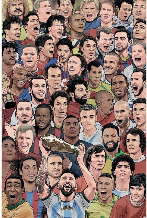 Produktbild Pyramid Poster Legends Football's Greatest Spielerfotos