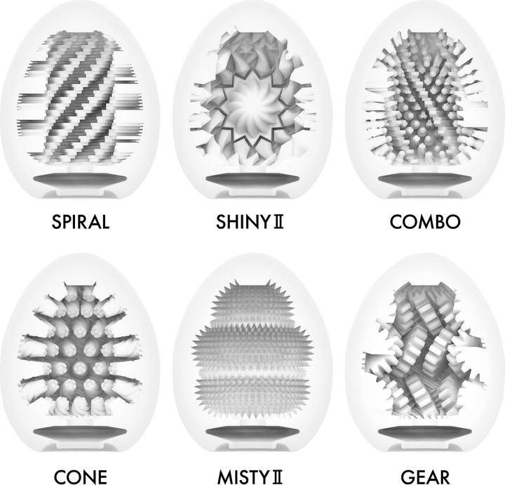 Actual product image Tenga EGG Gear Hard Boiled