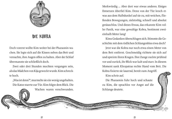 Produktbild Kosmos Die Zeitdetektive, 1, Kleopatra und der Biss der Kobra (Deutsch, Fabian Lenk, Timo Grubing, 2024)