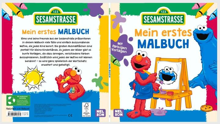 Immagine prodotto Sesame Street: il mio primo libro da colorare