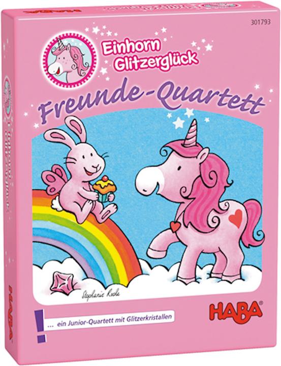 Produktbild Haba Einhorn Glitzerglück Freunde-Quartett (Deutsch)
