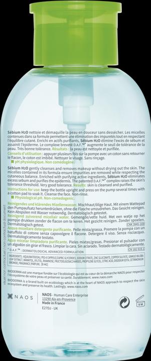 Produktbild Bioderma H2O Pompe Inversée (Mizellenwasser, 500 ml)