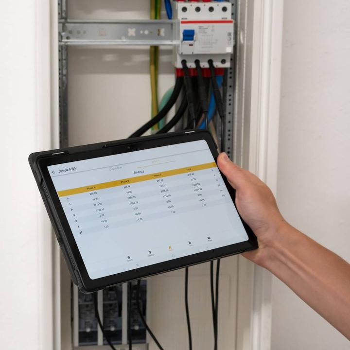 Immagine prodotto PCE Instruments Netz-Analysegerät 3phasig, 1phasig mit Loggerfunktion, inkl. S