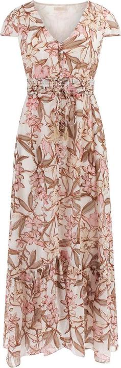 Guess maxikeid mit v-ausschnitt, damen destiny (L)