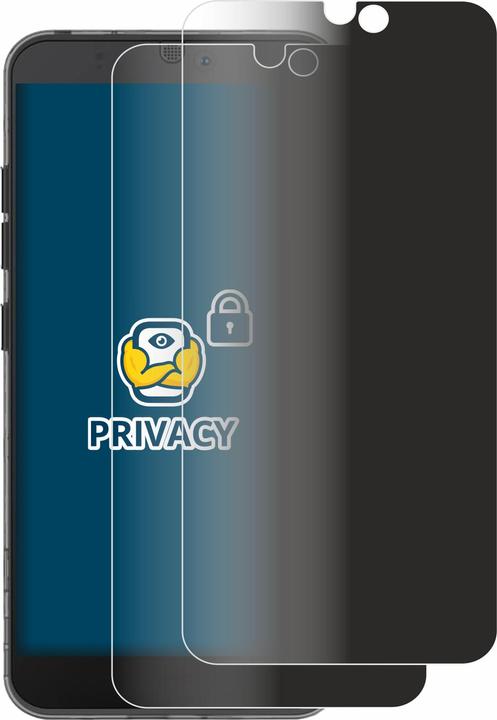 Productafbeelding BROTECT Anti-spionnetje privacyfolie Beschermfolie tegen blauw licht (2 Stuk, Fairphone 3)