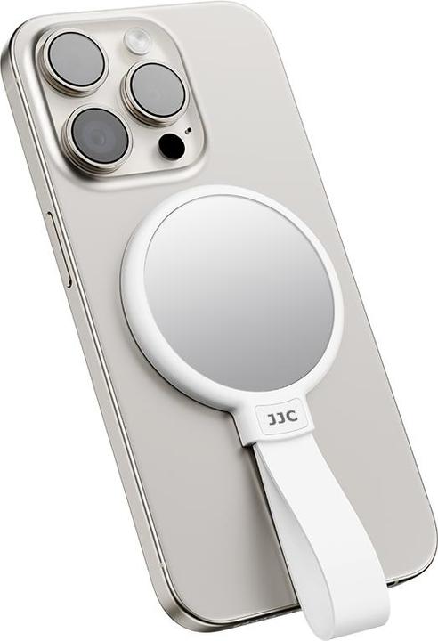 Actual product image JJC MS MR1 Magnetic Makeup Mirror Phone Ring White