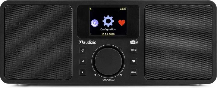Actual product image Audizio Internet Radio Rome Brown (Web radio, FM, DAB+, Bluetooth)