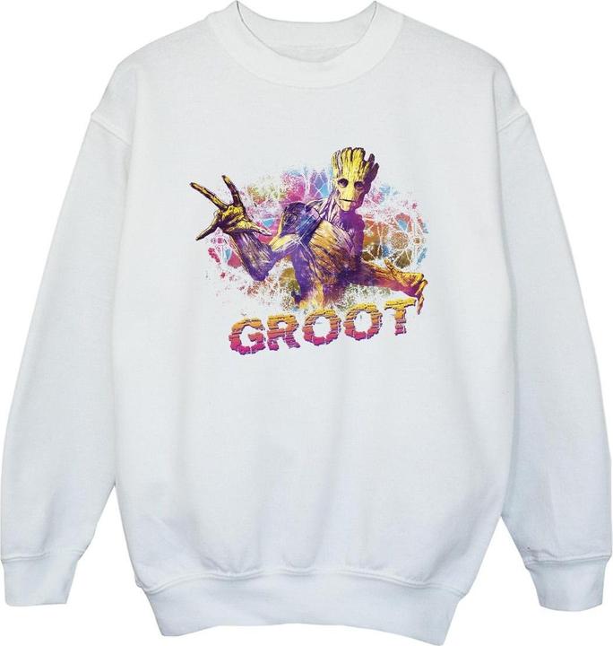 Produktbild Guardians Of The Galaxy Abstract Groot Sweatshirt Mädchen (140, 146)