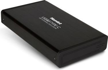 Actual product image Hamlet External USB 3.0 enclosure for SATA 3.5 hard drives Transfer rate up to 5Gbps (3.5")