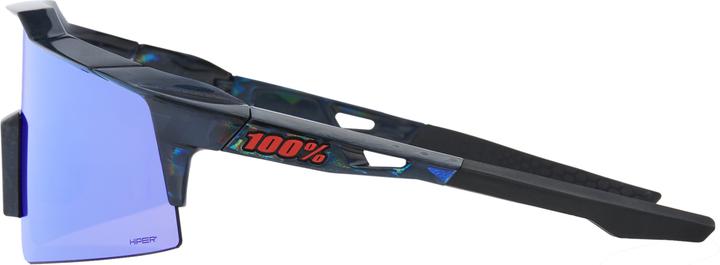 Produktbild 100% Brille Speedccraft Sl -Black Holographic -Hiper Blue Multilayer Mi (black blue*, Eisblau)