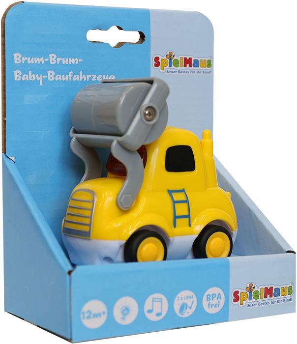 Produktbild Spielmaus Baby Brum Brum Baufahrzeuge, 3-fach assortiert
