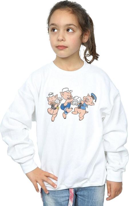 Produktbild Disney Three Little Pigs Having Fun Sweatshirt Mädchen (152, 158)