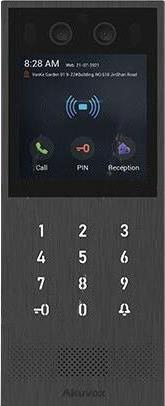 Actual product image Akuvox Video-TFE X912S Kit On-Wall, big touch screen, card reader, black