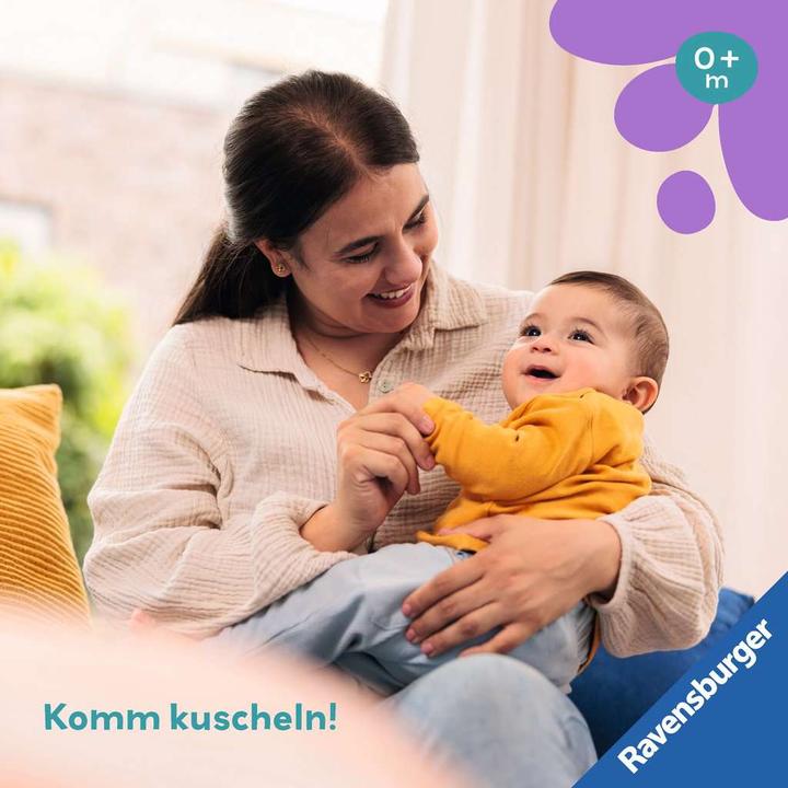 Produktbild Ravensburger 4852 play+ Knister-Erdmännchen, Schmusetuch zum Kuscheln und Einschlafen