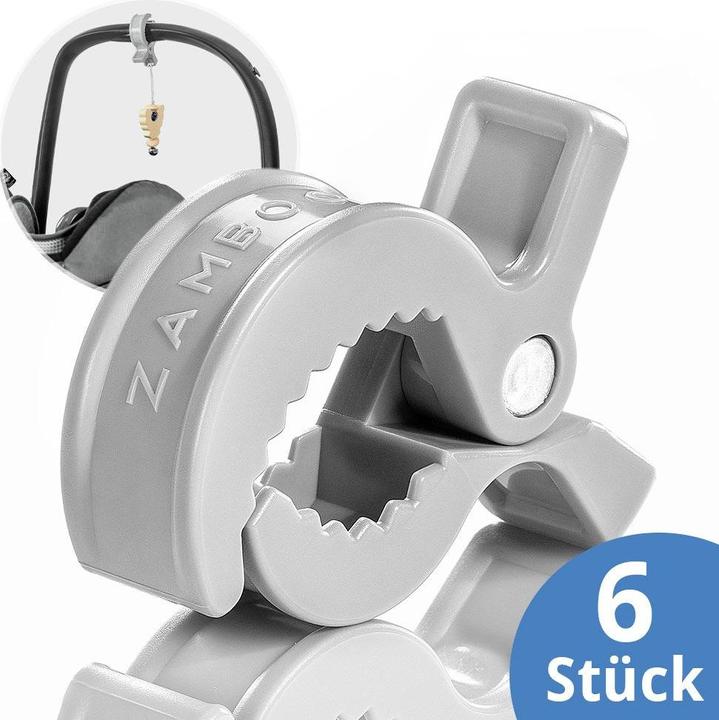 Zamboo Kinderwagen-Ersatzteile Kinderwagen-Klammern 6 Stück