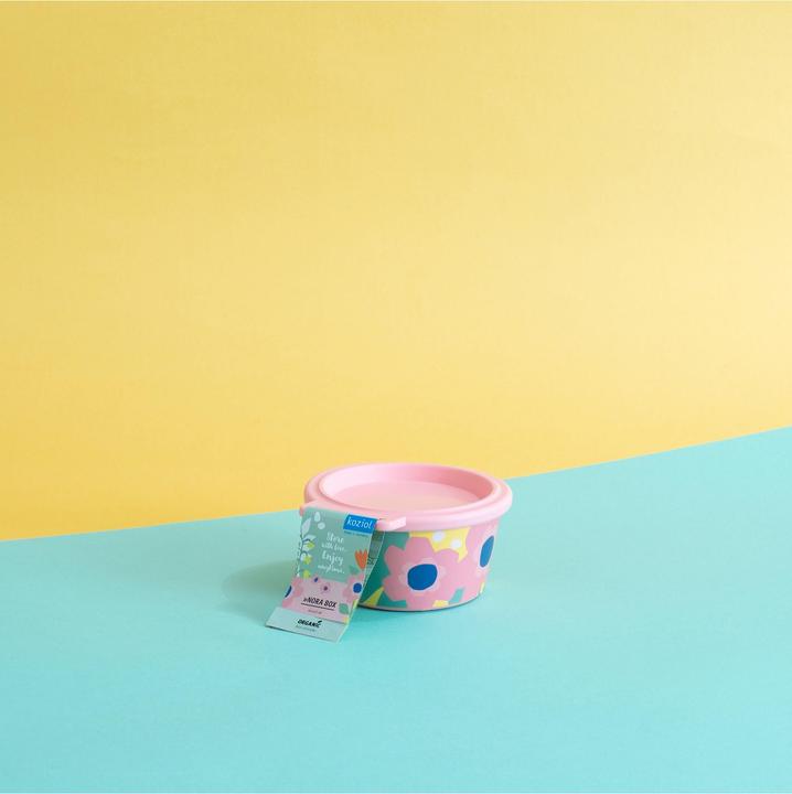 Actual product image Koziol Nora Box Blooms bowl 11 cm, 1 piece, Sweet Pink (11 cm, 0.25 l, 1 x)