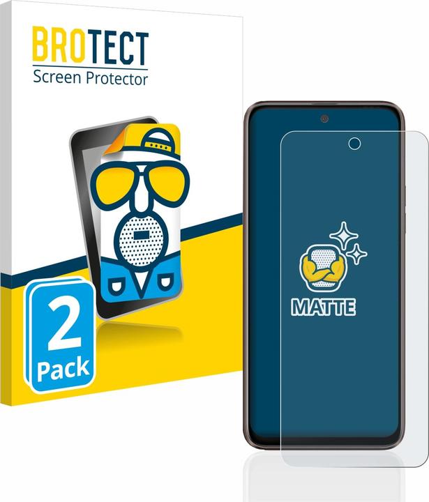 Actual product image BROTECT Anti-glare screen protector matt (2 Piece, HTC U23 Pro)
