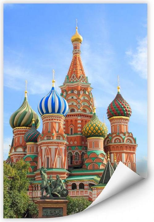 Image du produit Trenddeko Cathédrale Saint-Basile de Moscou (70 x 100 cm)