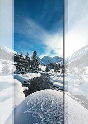 Weihnachtskarte 8378 Sertigtal bei Davos, GR (1 Stk.)