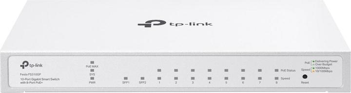 Produktbild TP-Link 10-Port Gigabit Smart Switch With 8-Port Poe Port:8 Gigabit (10 Ports)