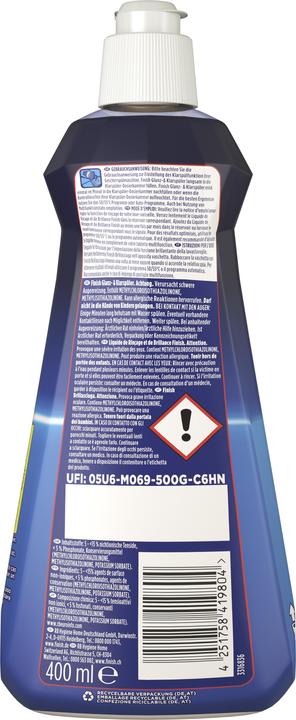 Actual product image Finish Glanz- und Klarspüler (Liquid)