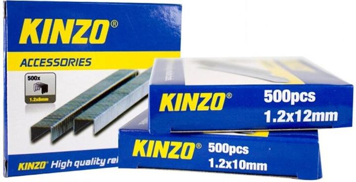 Produktbild Kinzo Heftklammern Set 3x500 8/10/12mm (je1x500 pro Grösse) (500 x)