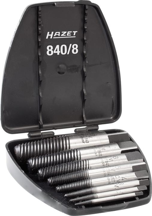 Produktbild HAZET Schraubenausdreher Satz 840/8 ∙ Anzahl Werkzeuge: 8
