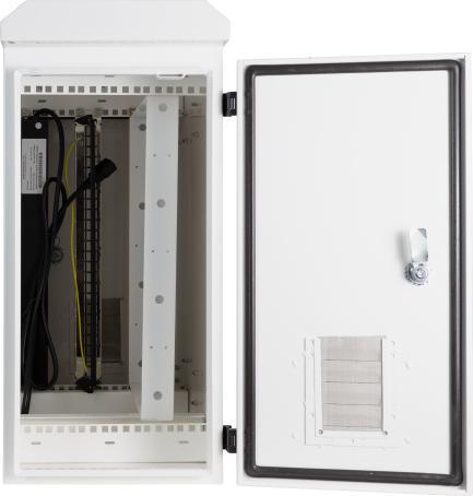 Actual product image Deltaco 19"-skåp, 6U, 600x280x600mm, v (10.86 RU, 19 inch rack)