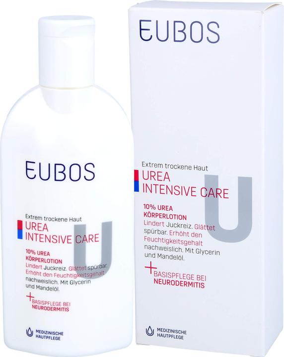 Actual product image Eubos Dry Skin Urea 10% Body Lotion, 200 ml LOT (Body lotion, 200 ml)