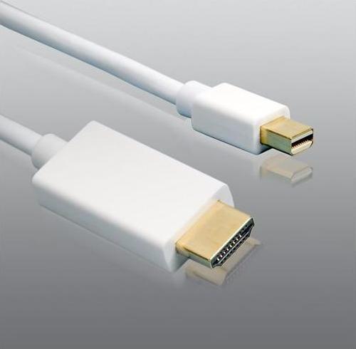 Actual product image HDgear Mini DisplayPort — HDMI (Typ A) (1 m, DisplayPort, HDMI)