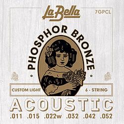 Produktbild La Bella 7GPCL Phosphor Bronze 011/052