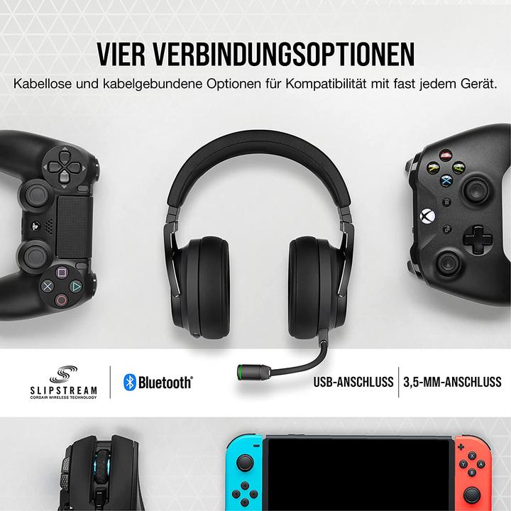 Produktbild Corsair Virtuoso XT (Kabelgebunden, Kabellos)